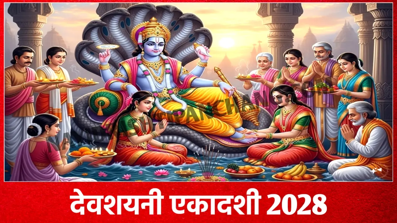 2028 में देवशयनी एकादशी कब है? Devshayani Ekadashi 2028 Date And Time New Delhi India