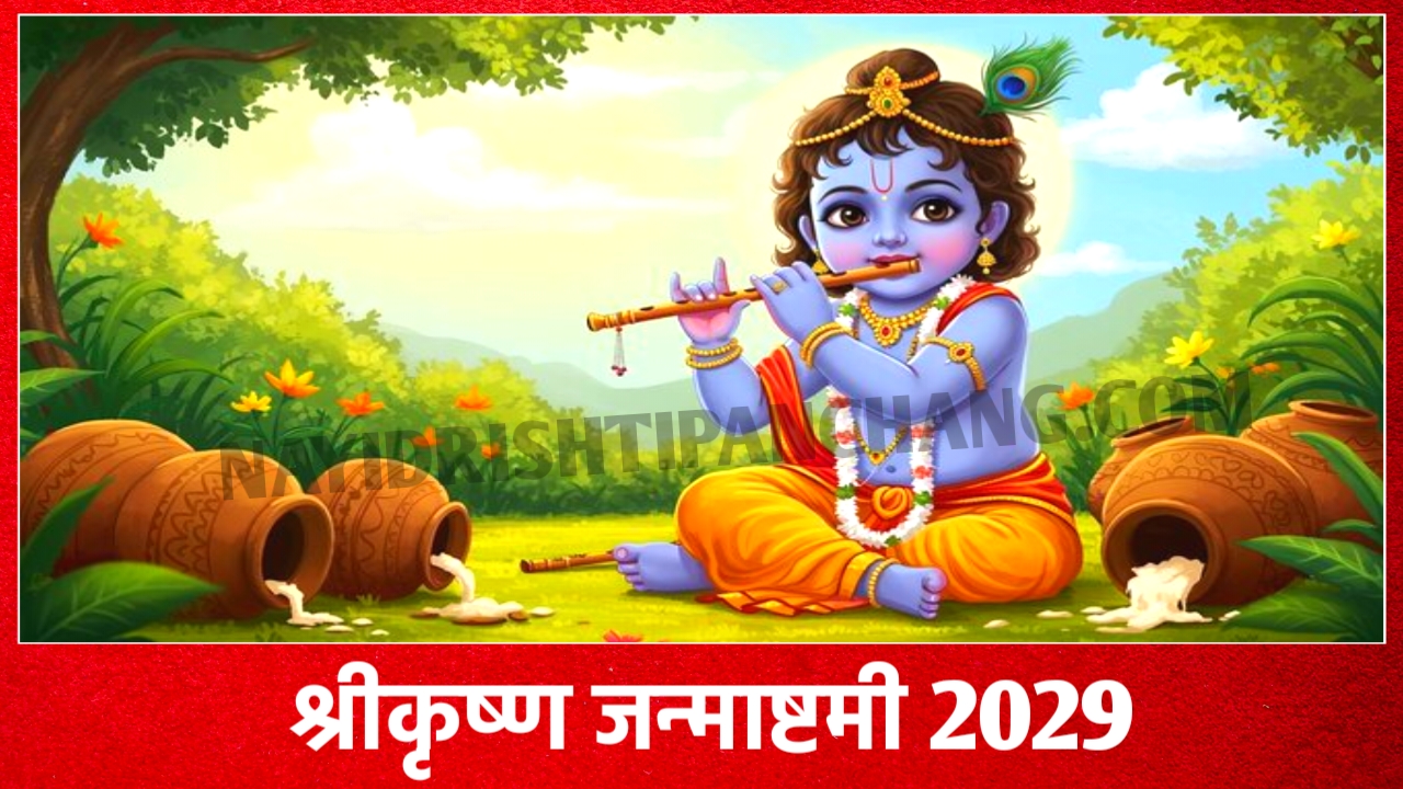 2029 में श्रीकृष्ण जन्माष्टमी कब है: Krishna Janmashtami 2029 Date And Time New Delhi India 2029 में श्रीकृष्ण जन्माष्टमी कब है: Krishna Janmashtami 2029 Date And Time New Delhi India